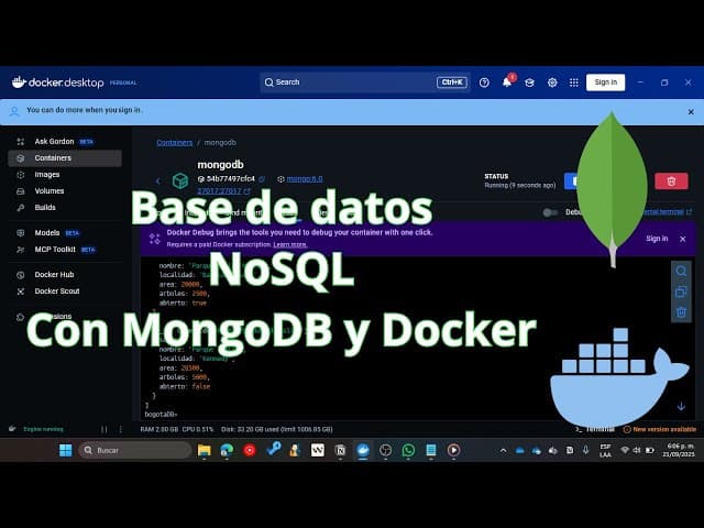 Operaciones CRUD básicas con MongoDB y Docker
