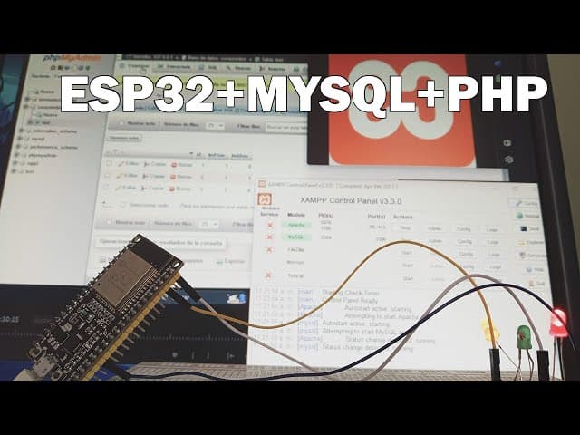 Conexión de ESP32 con base de datos MySQL |  Micropython y XAMPP